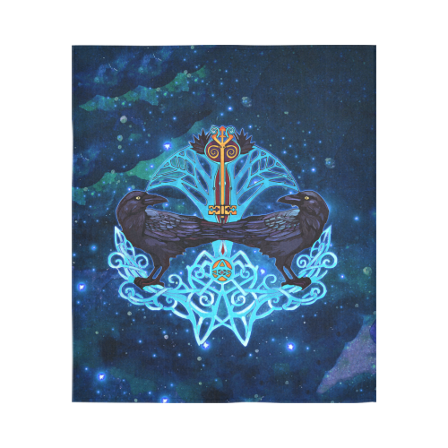 Ligerking Tapestry - Raven Of Ligerking Blue Edition A7