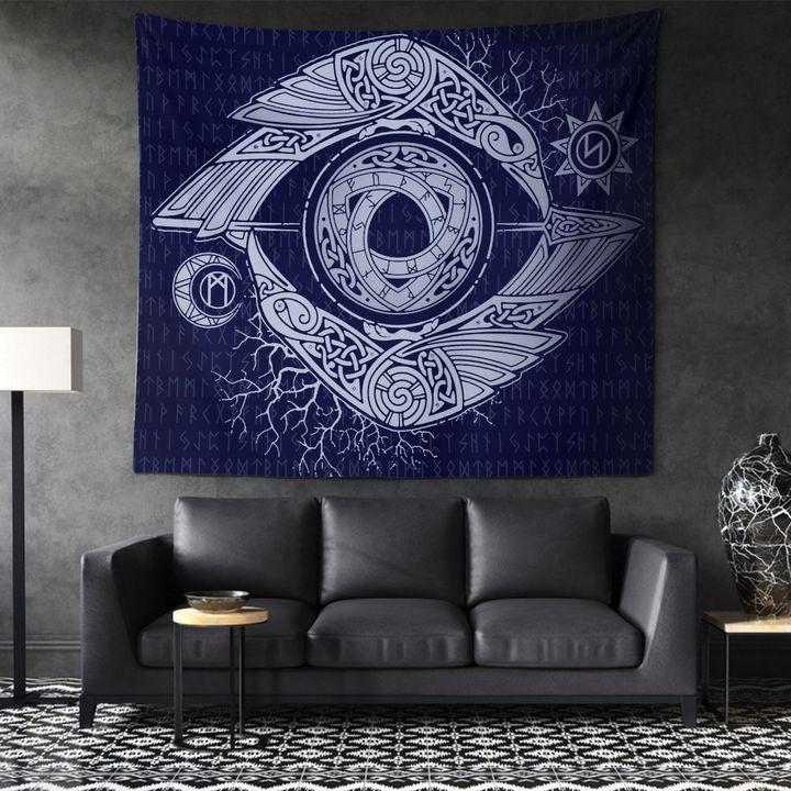 Viking Legend Warrior Limited 3D Print Wall Tapestry 17A15