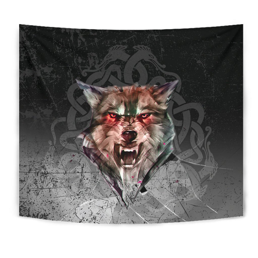 Ligerking Tapestry - Fenrir Norse Wolf A27