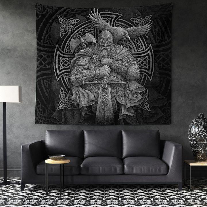 Viking Legend Warrior Limited 3D Print Wall Tapestry 3A15