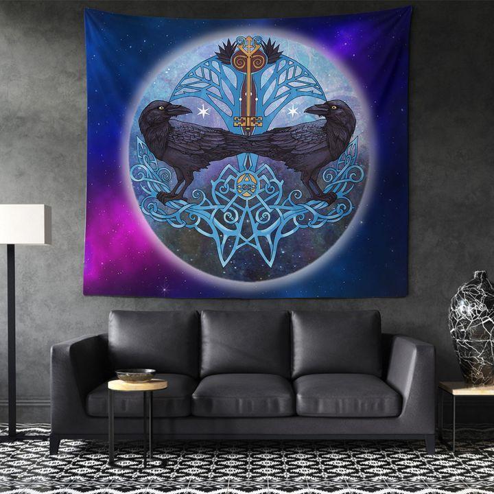 Viking Legend Warrior Limited 3D Print Wall Tapestry 7A15