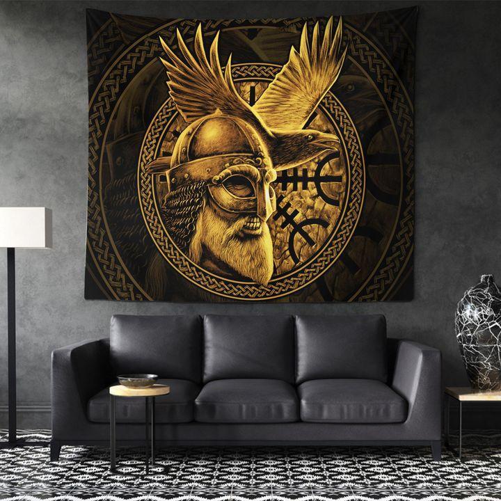 Viking Legend Warrior Limited 3D Print Wall Tapestry 11A15