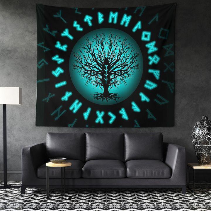 Viking Legend Warrior Limited 3D Print Wall Tapestry A35