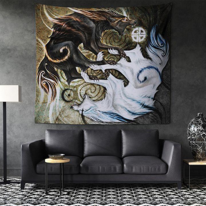 Viking Legend Warrior Limited 3D Print Wall Tapestry 24A15