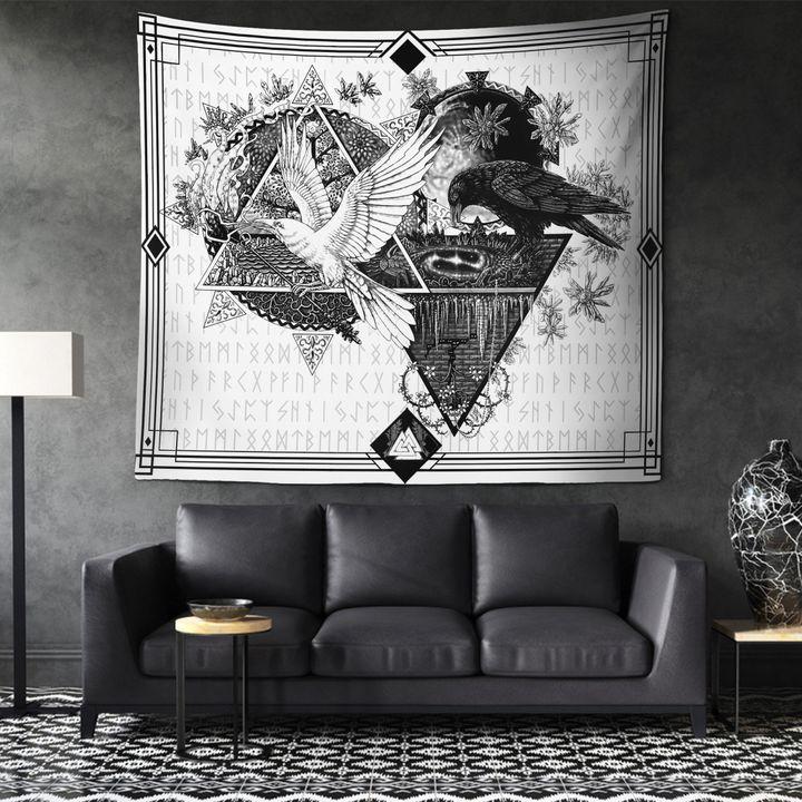 Viking Legend Warrior Limited 3D Print Wall Tapestry 22A15