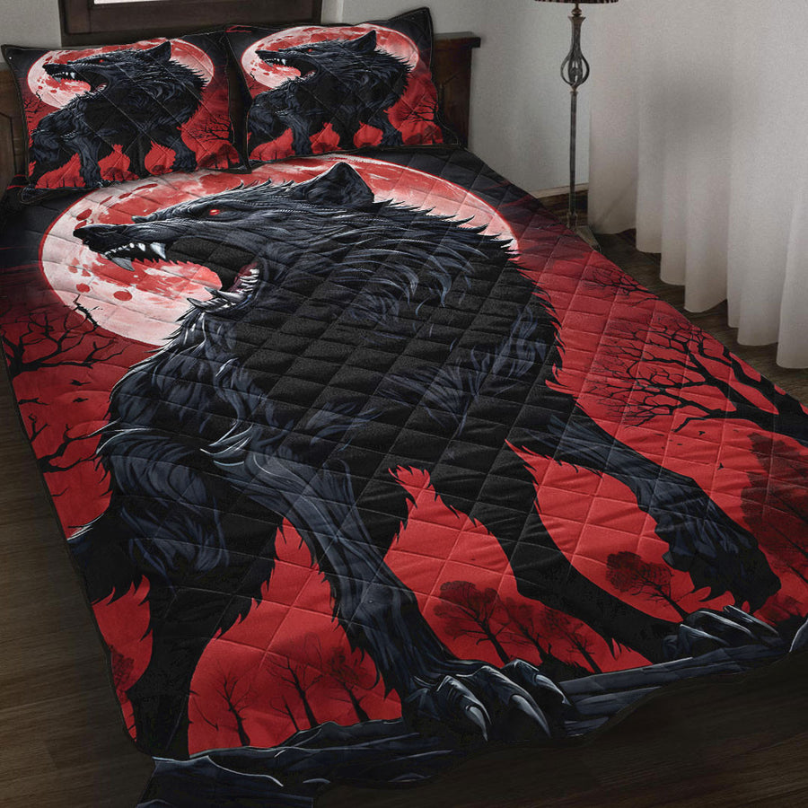 Ligerking Quilt - Fenrir and Blood Moon Quilt A35