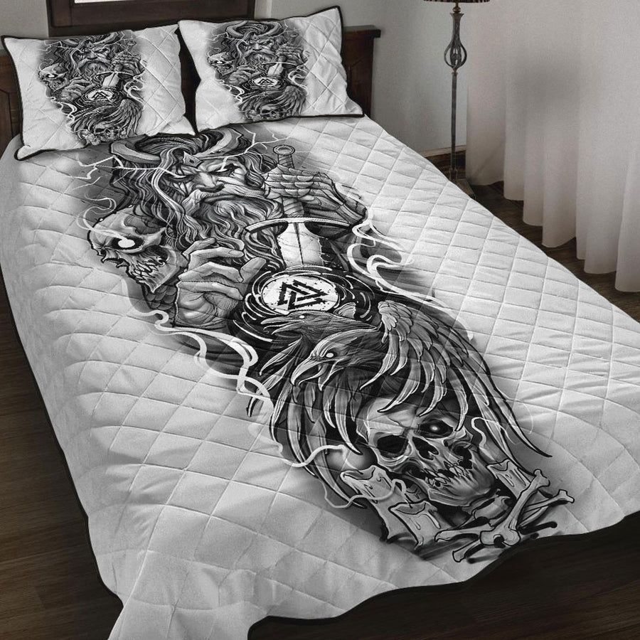 Ligerking Quilt - Odin and Skull Quilt A35