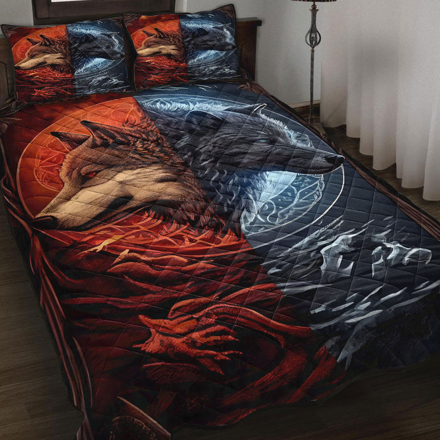 Ligerking Quilt - Skoll and Hati Ice and Fire Quilt A35