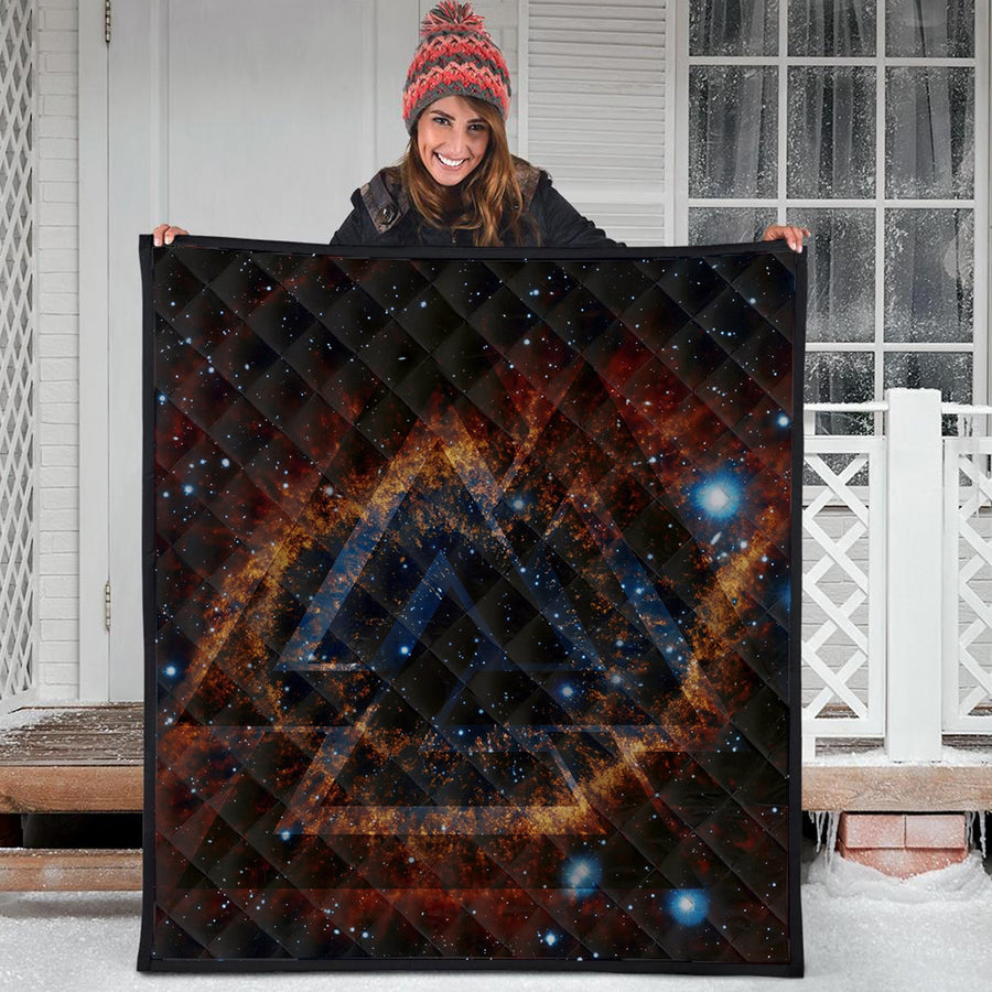 Ligerking Premium Quilt - Valknut Tattoo Galaxy Premium Quilt A35
