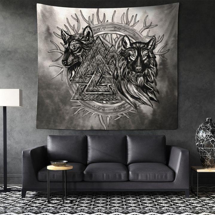 Viking Legend Warrior Limited 3D Print Wall Tapestry 2A15