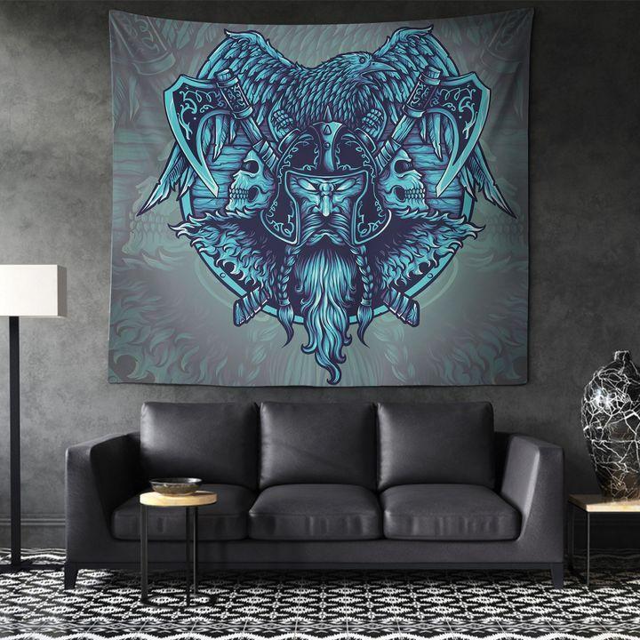 Viking Legend Warrior Limited 3D Print Wall Tapestry 5A15