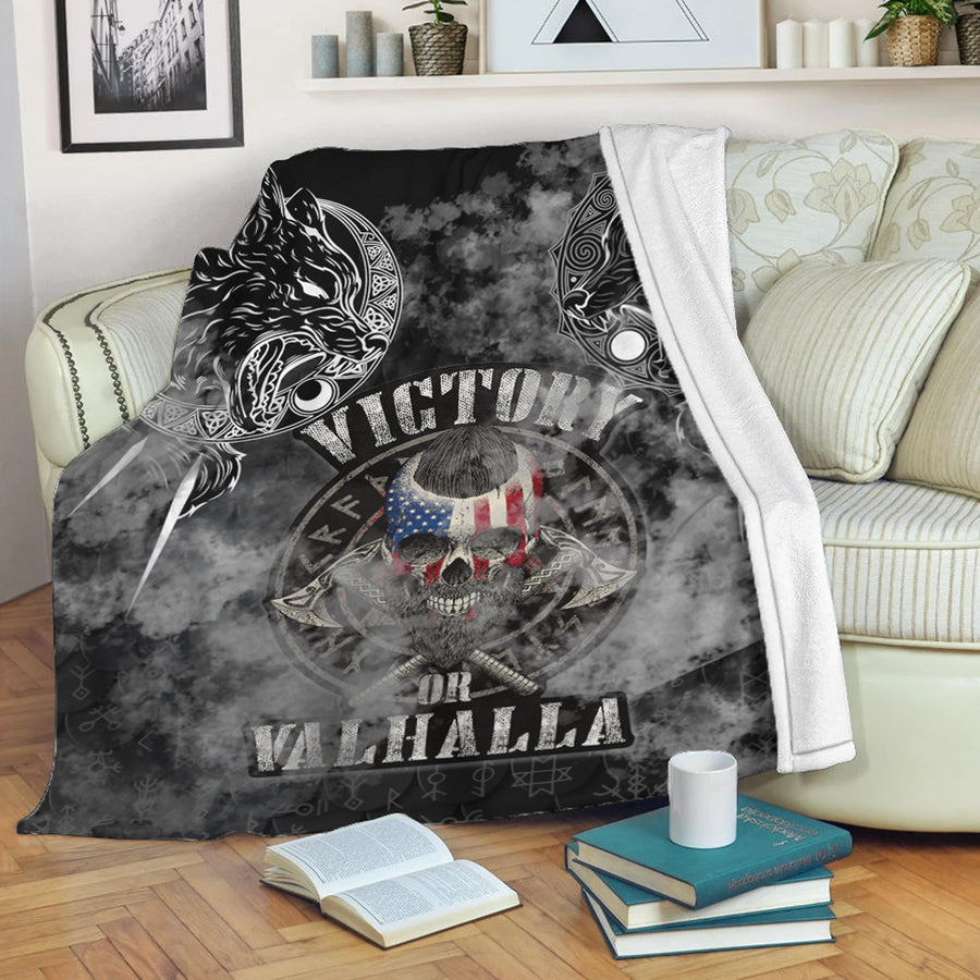 Ligerking Premium Blanket - Viking Skol and Hati American Premium Blanket A31