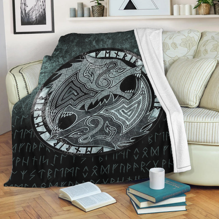 Ligerking Premium Blanket - Fenrir the Wolf Premium Blanket A7