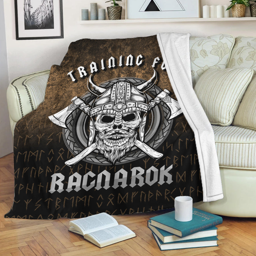 Ligerking Premium Blanket -Training-For-Ragnarok-Vikings Premium Blanket A7