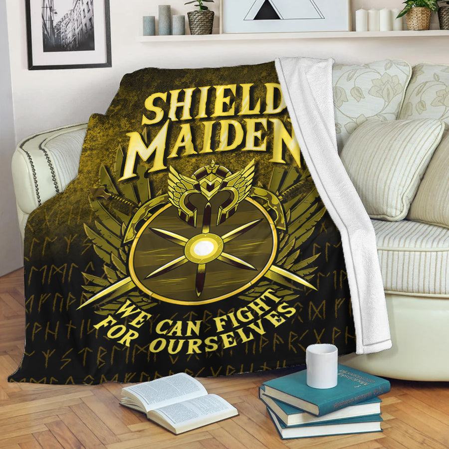 Ligerking Premium Blanket - Shield Maiden We Can Fight For Ourselves Premium Blanket A7