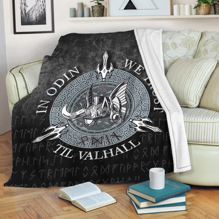 Ligerking Premium Blanket - In Odin We Trust Premium Blanket A7