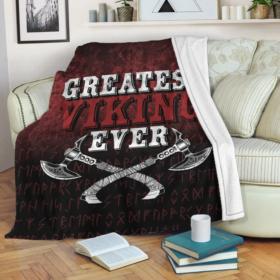 Ligerking Premium Blanket - Greatest Viking Ever Premium Blanket A7