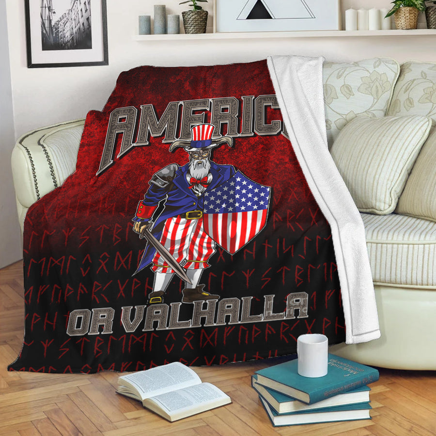 Ligerking Premium Blanket - America Or Valhalla Premium Blanket A7
