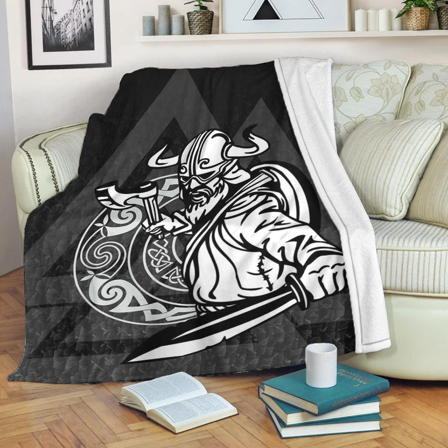 Ligerking Premium Blanket -Warriors Valknut Style Premium Blanket A94