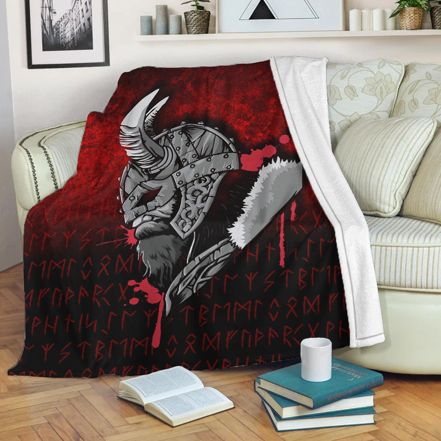 Ligerking Premium Blanket - Viking Nordic Odin Premium Blanket A7