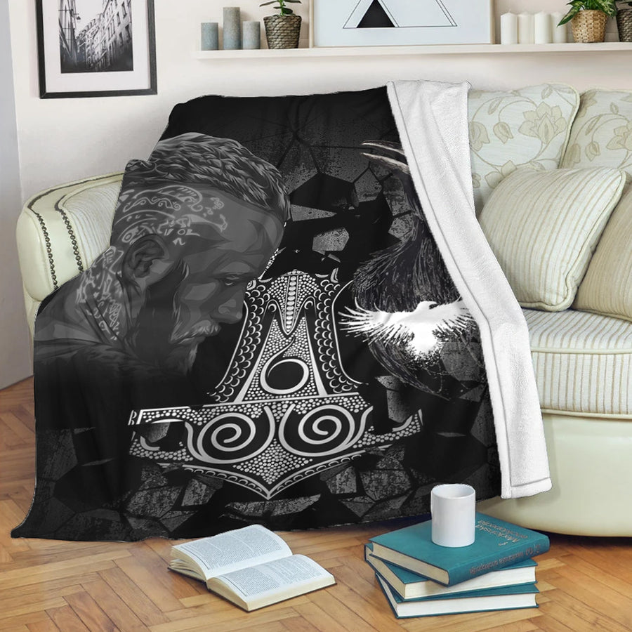 Ligerking Premium Blanket - Ragnar Raven Premium Blanket A35