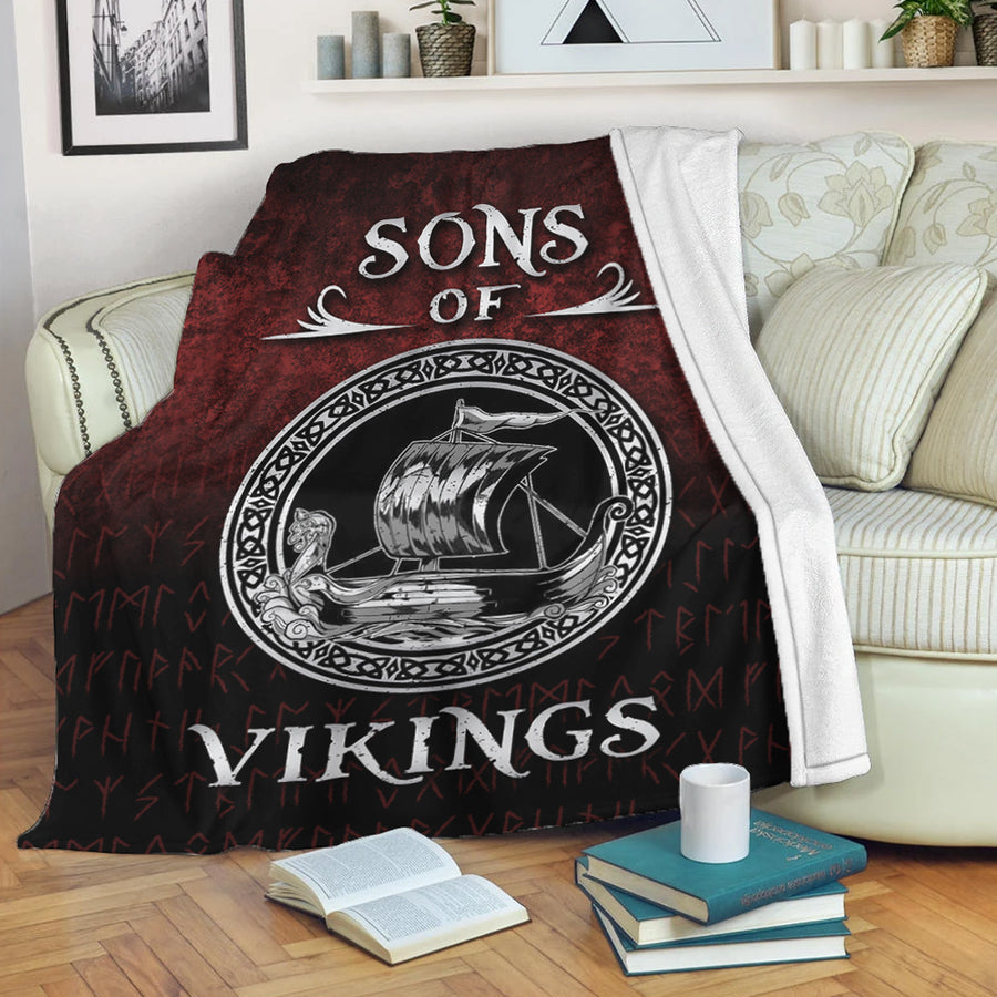 Ligerking Premium Blanket - Sons of Vikings Premium Blanket A7