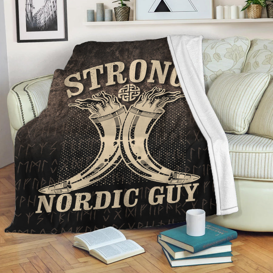 Ligerking Premium Blanket - Strong Nordic Guy Premium Blanket A7