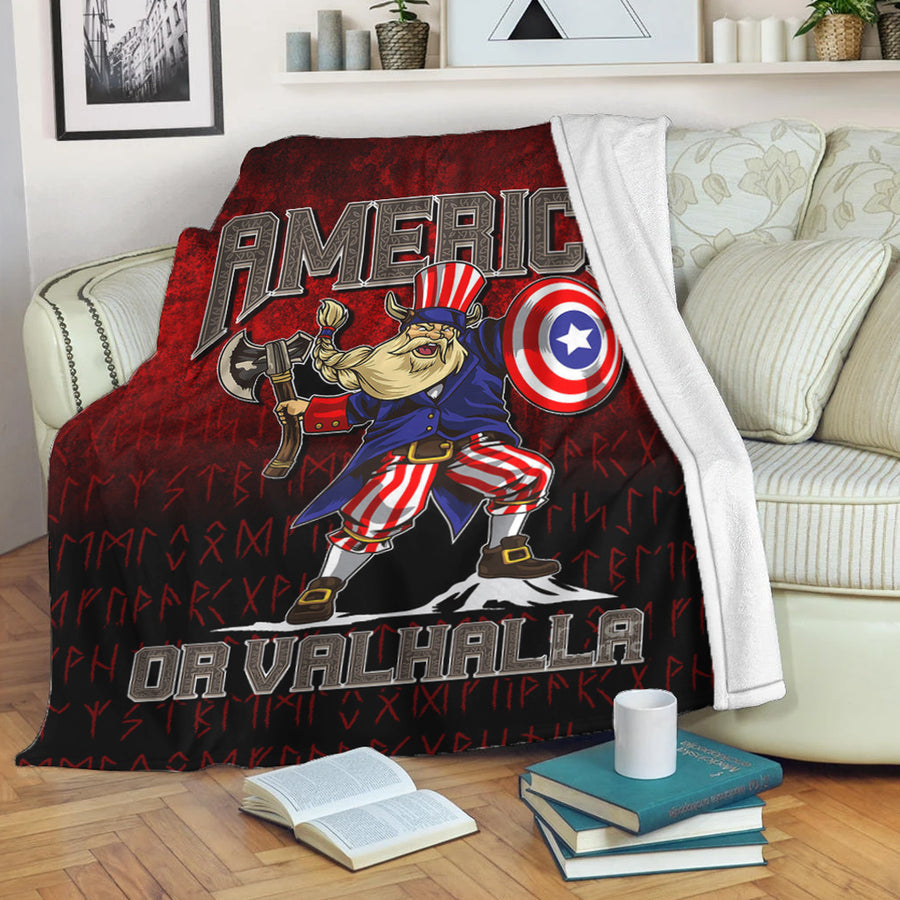 Ligerking Premium Blanket - America Or Valhalla Premium Blanket A7