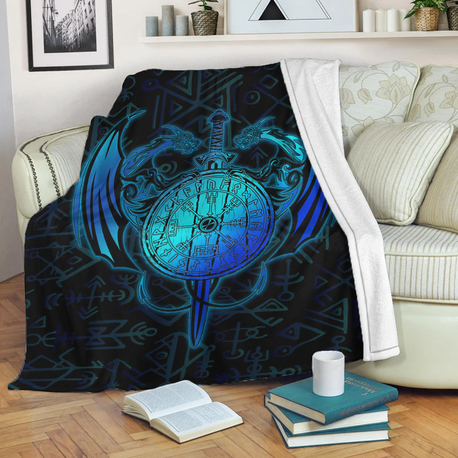 Ligerking Premium Blanket -Dragon Viking Set Premium Blanket A95