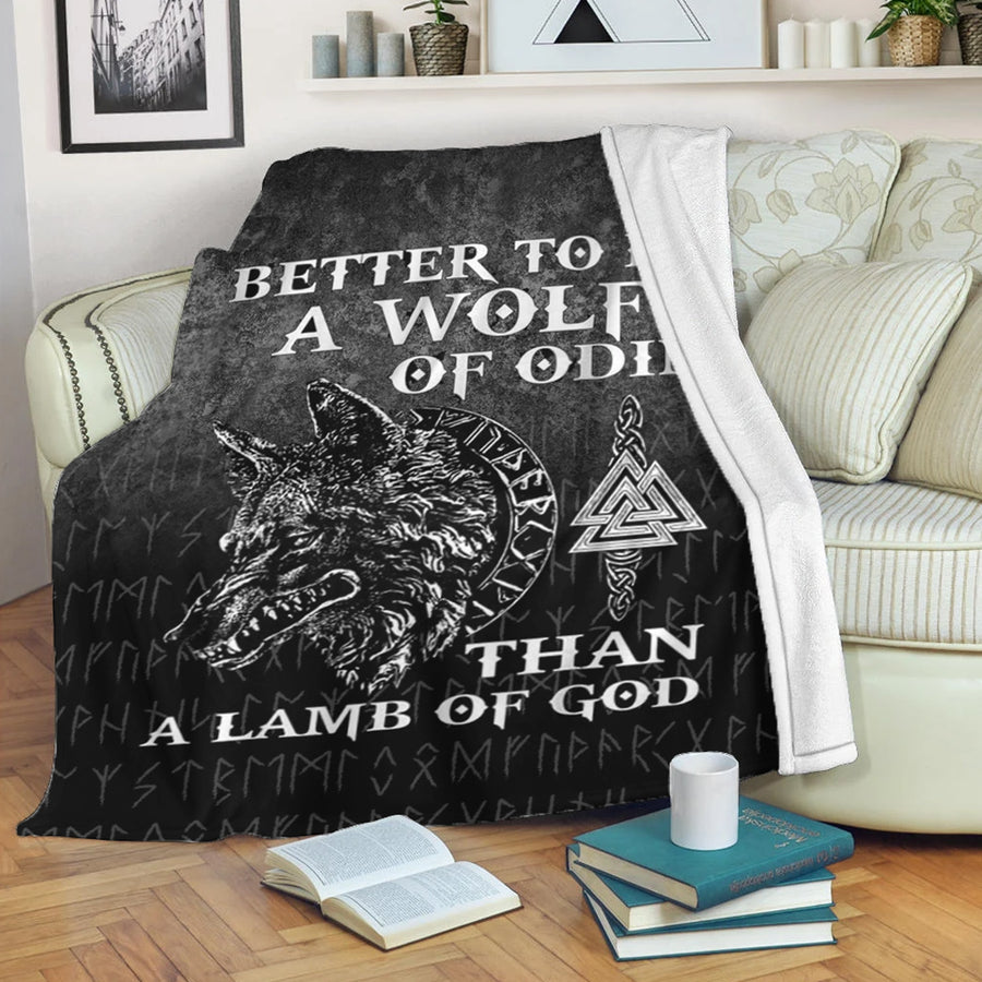 Ligerking Premium Blanket - Wolf-Of-Odin Premium Blanket A7