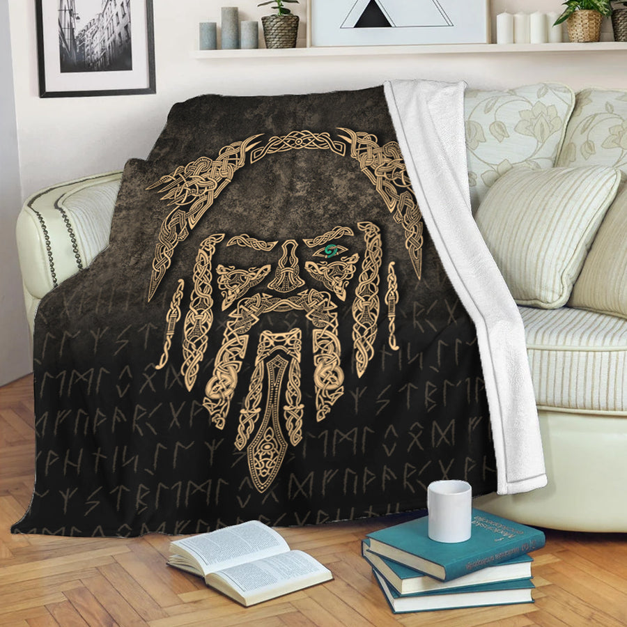 Ligerking Premium Blanket - Eye of Odin - Gold Version Premium Blanket A7