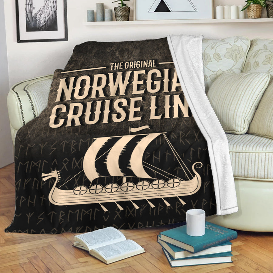 Ligerking Premium Blanket - Norwegian Cruise Line Vikings Premium Blanket A7