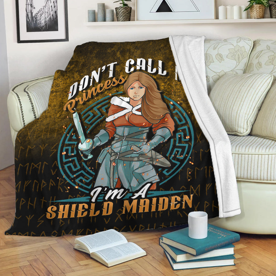 Ligerking Premium Blanket - Iâ€™m A Shield Maiden Premium Blanket A7