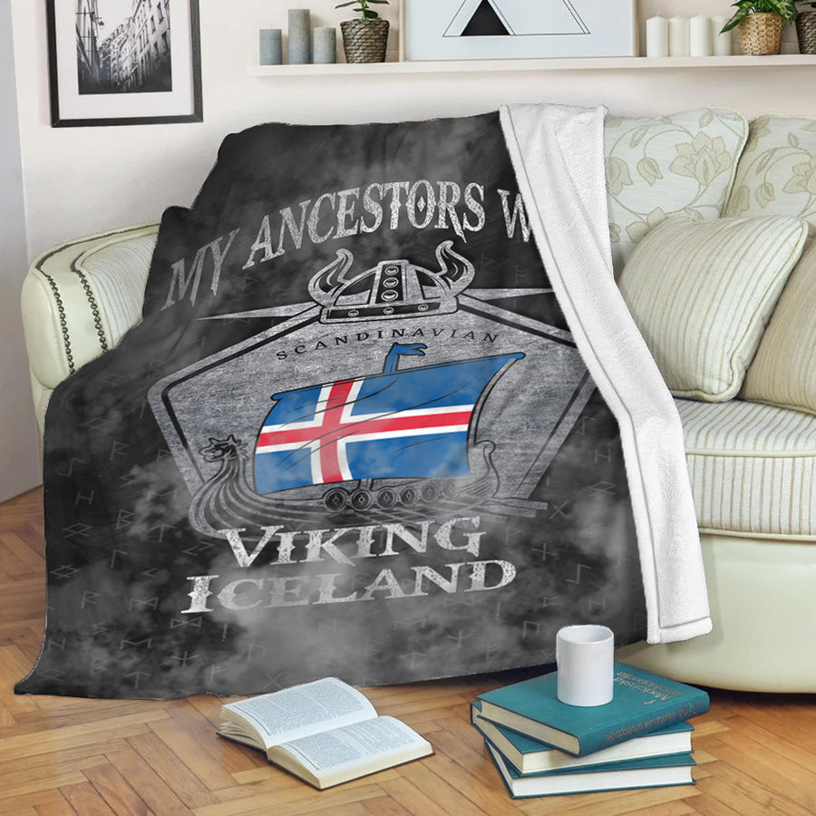 Ligerking Premium Blanket - Viking Iceland Drakka Scandinavian Premium Blanket A31