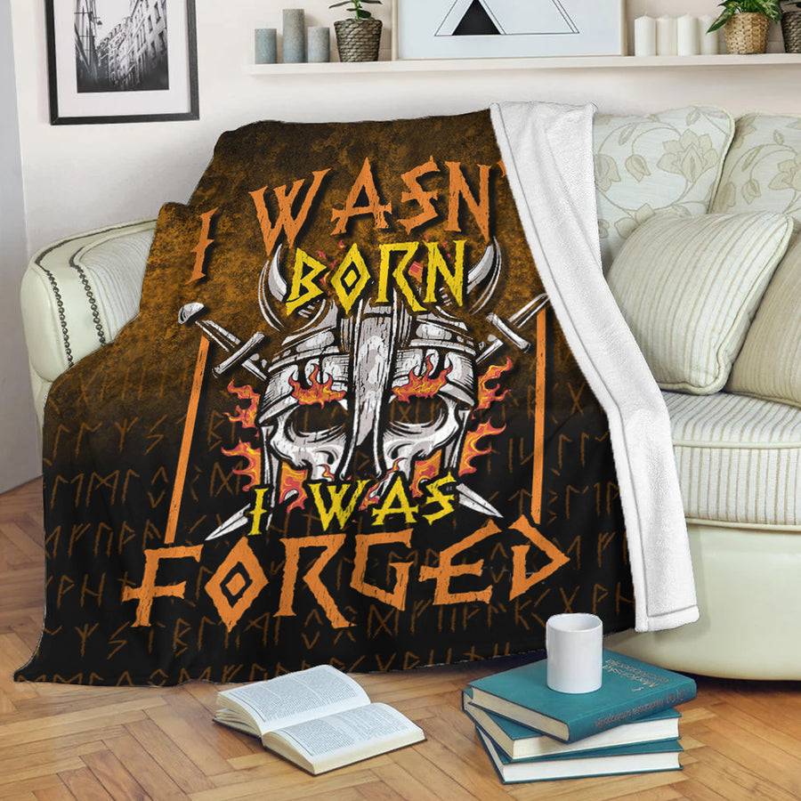 Ligerking Premium Blanket - I Wasnâ€™t Born - I Was Forged Premium Blanket A7