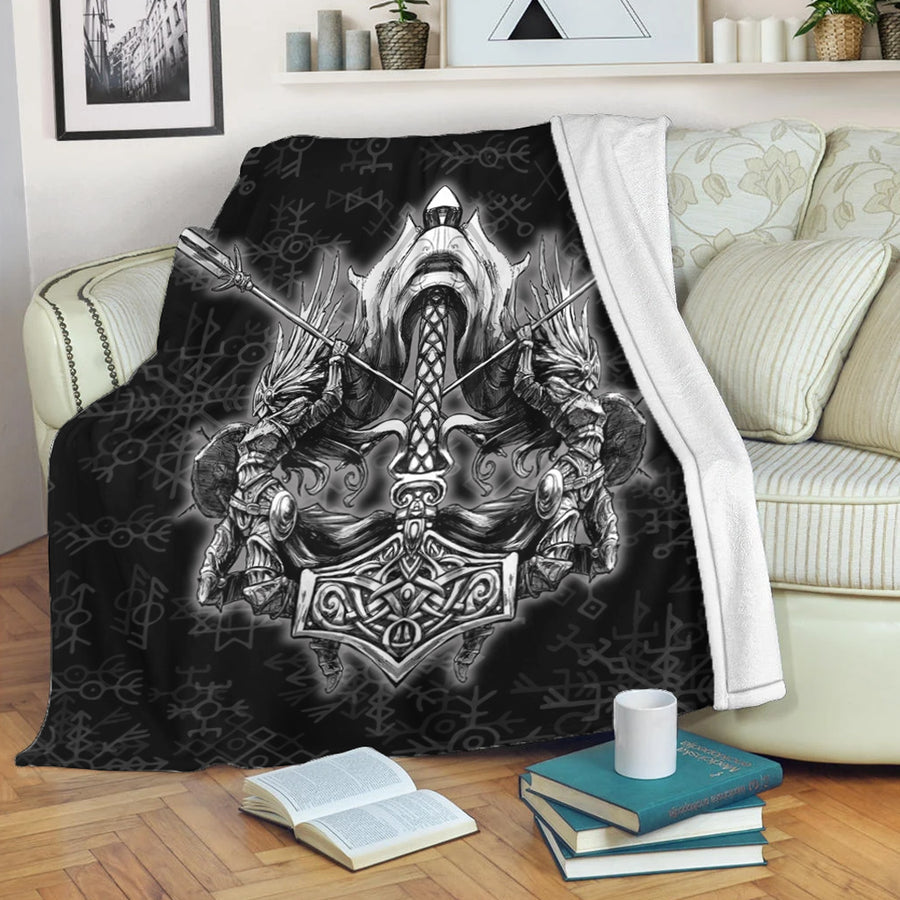 Ligerking Premium Blanket -Valkyrie Viking Premium Blanket A95