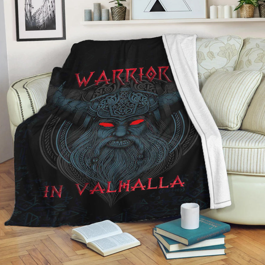 Ligerking Premium Blanket - Warrior In Valhala Premium Blanket A35