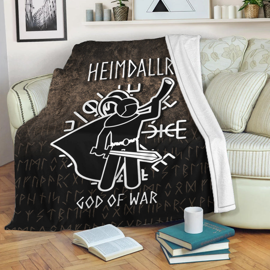 Ligerking Premium Blanket - Heimdallr God Of War Premium Blanket A7