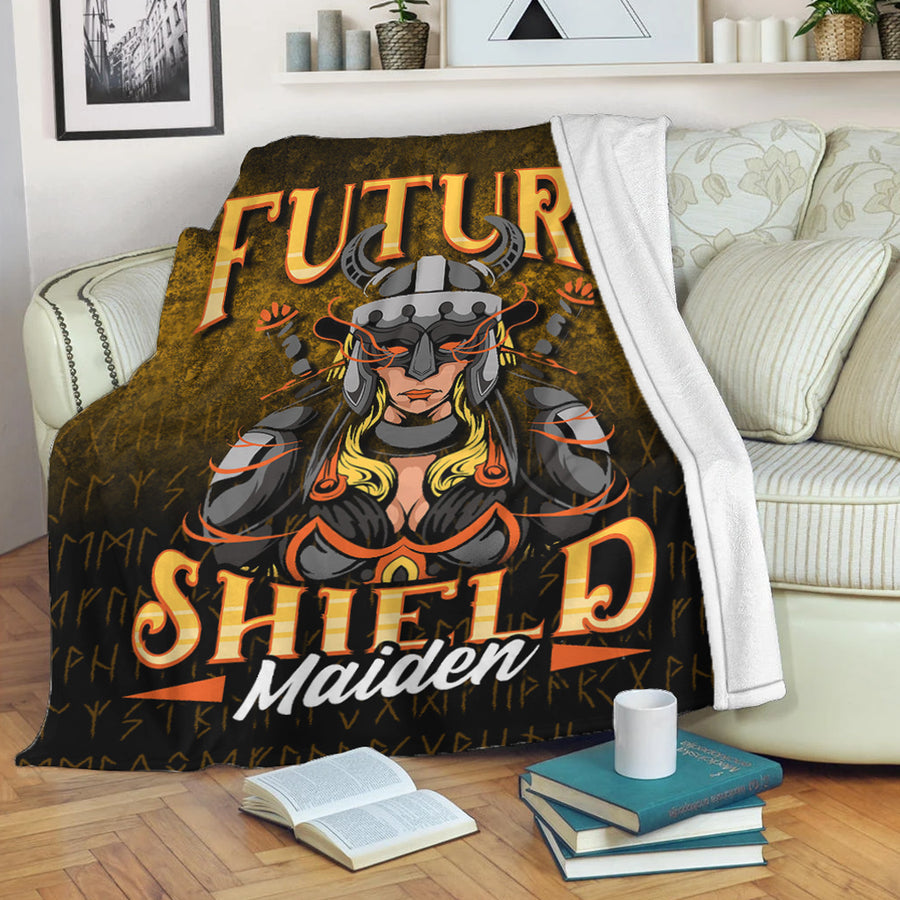 Ligerking Premium Blanket - Future Shield Maiden Premium Blanket A7