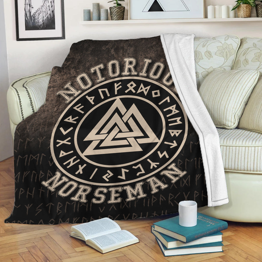Ligerking Premium Blanket - Notorious Norseman Premium Blanket A7