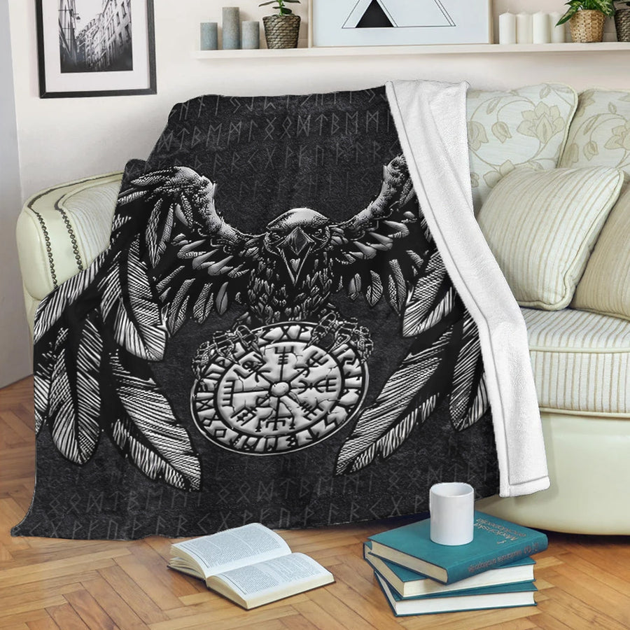 Ligerking Premium Blanket - Circle Raven Blanket A95