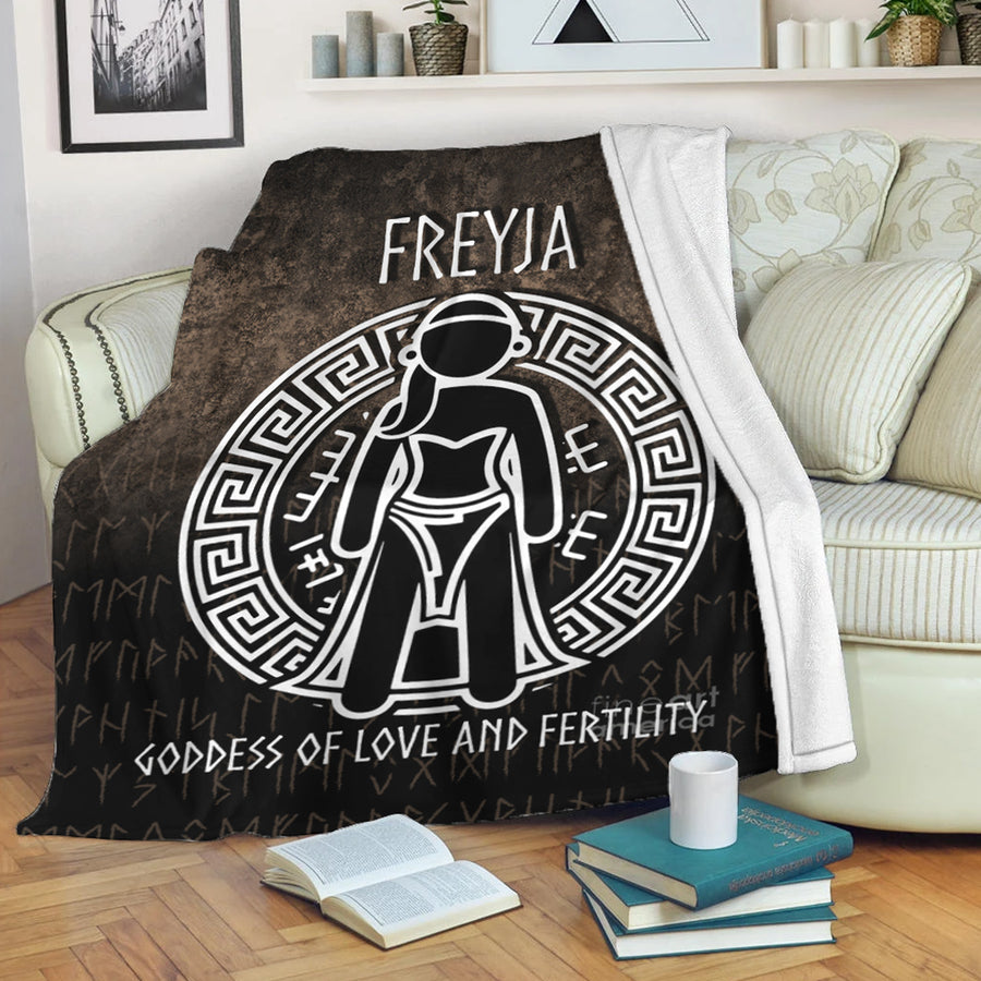 Ligerking Premium Blanket - Freyja the Goddess of Love and Fertility Premium Blanket A7