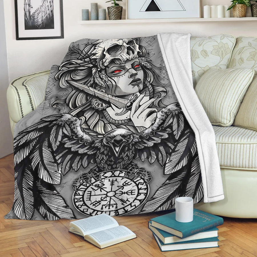 Ligerking Premium Blanket - Valkyries Raven Cletic Premium Blanket A95