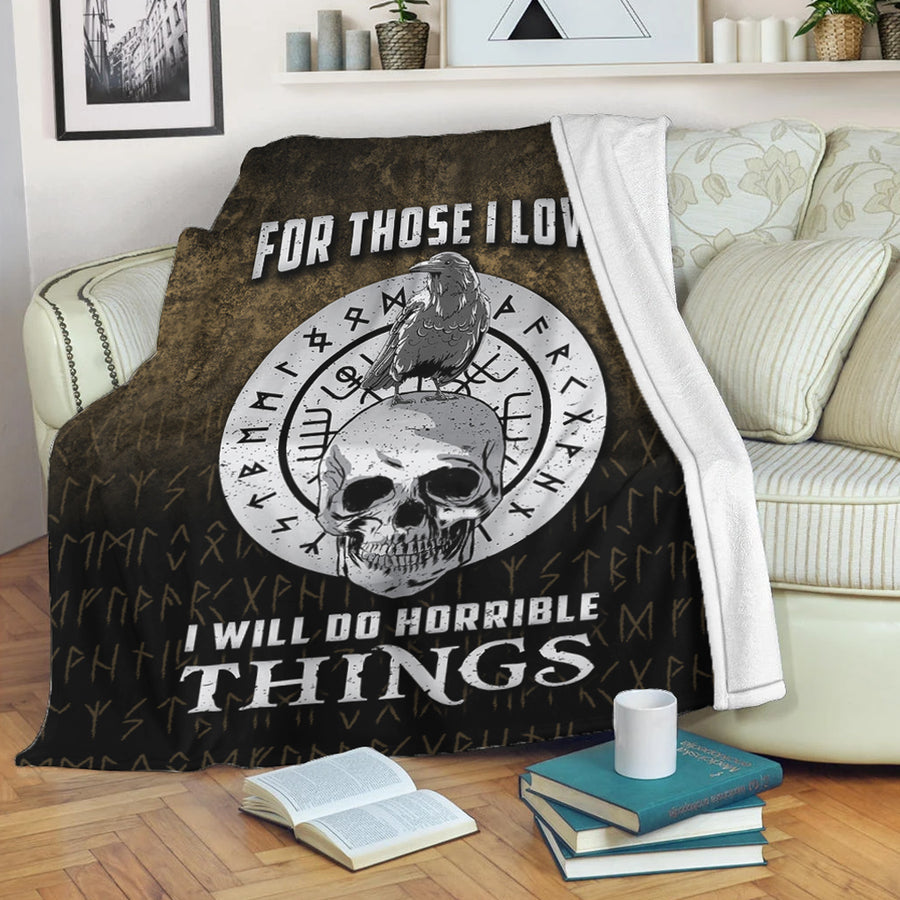 Ligerking Premium Blanket -For Those I Love I Will Do Horrible Things 2 Premium Blanket A7