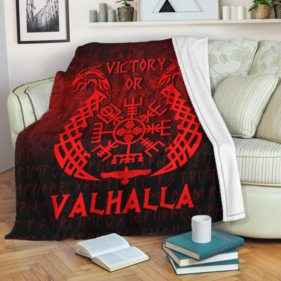 Ligerking Premium Blanket - Victory or Valhalla - Red Version Premium Blanket A7
