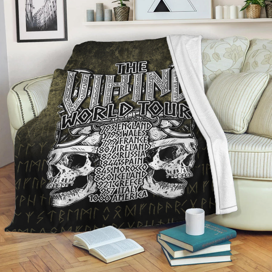 Ligerking Premium Blanket - The Viking World Tour Premium Blanket A7