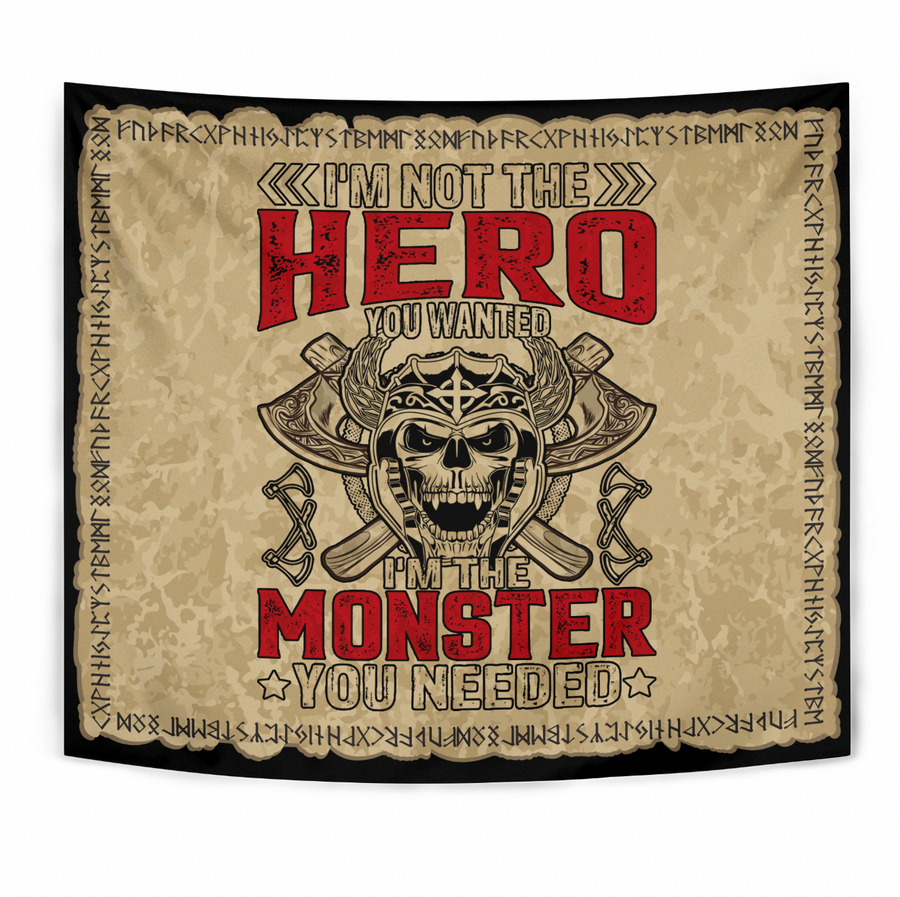 Ligerking Tapestry - I'm Not The Hero You Wanted I'm The Monster You Needed A31