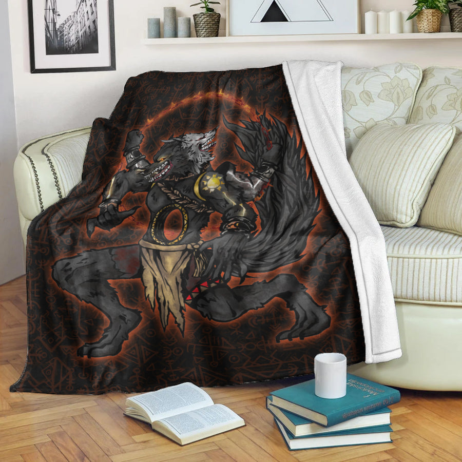 Ligerking Premium Blanket Skoll And Hati ArtStation A15