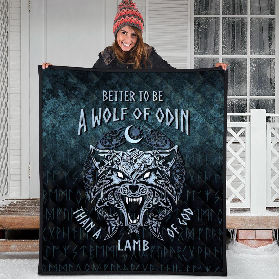 Ligerking Quilt - Better To Be A Wolf of Odin Quilt A7