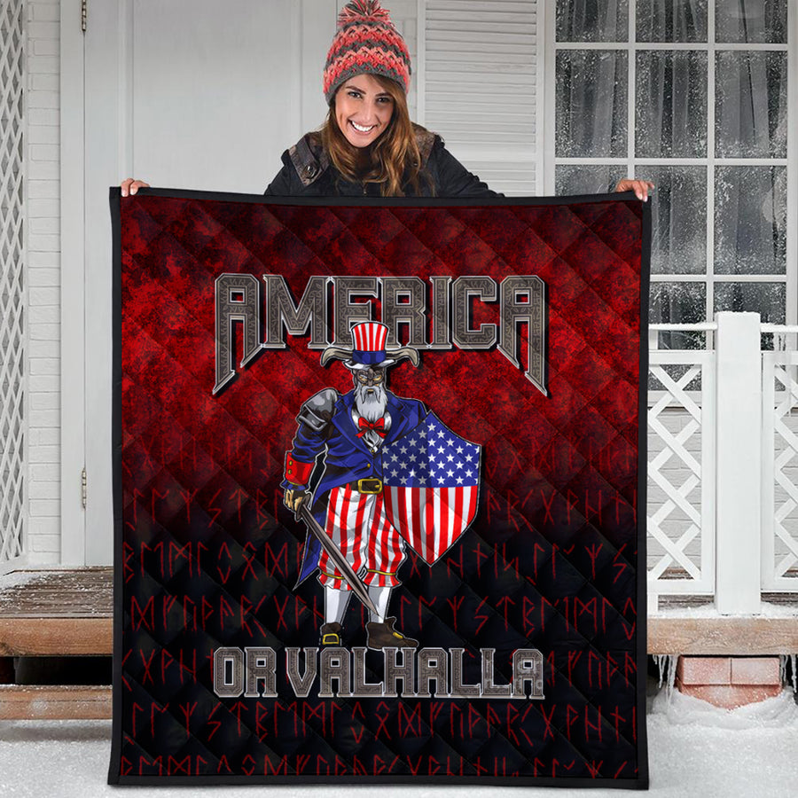 Ligerking Quilt - America Or Valhalla Quilt A7